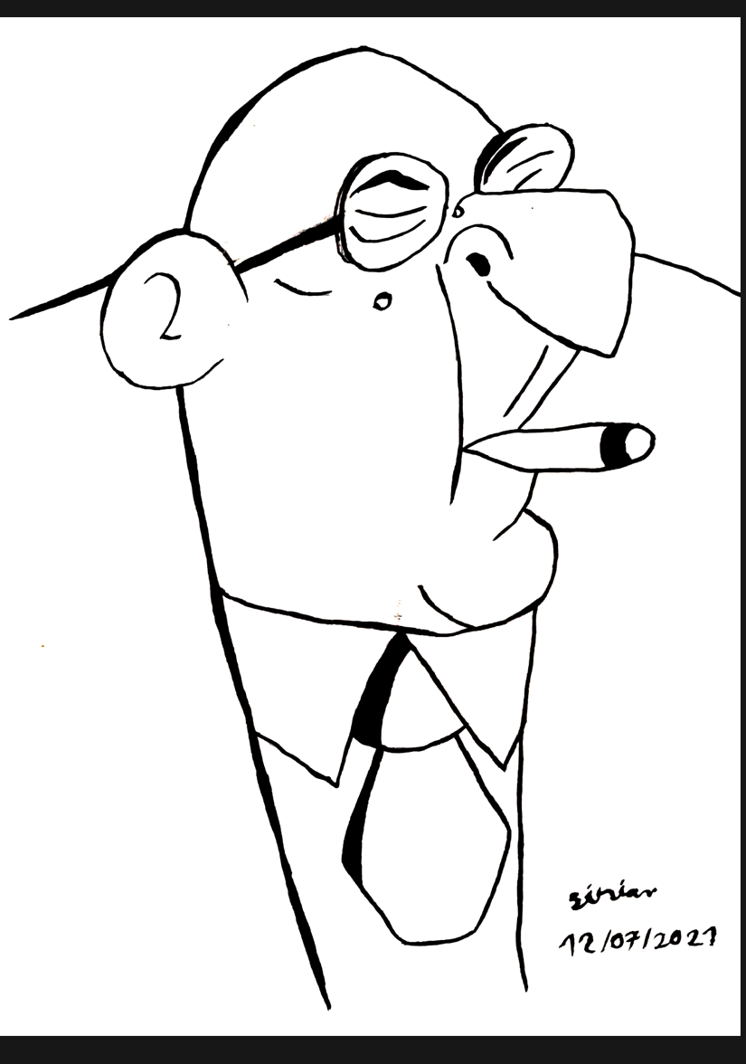Homme à cigare