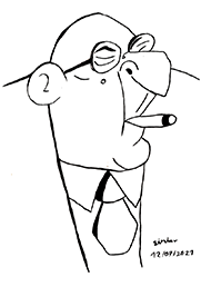 Homme à cigare