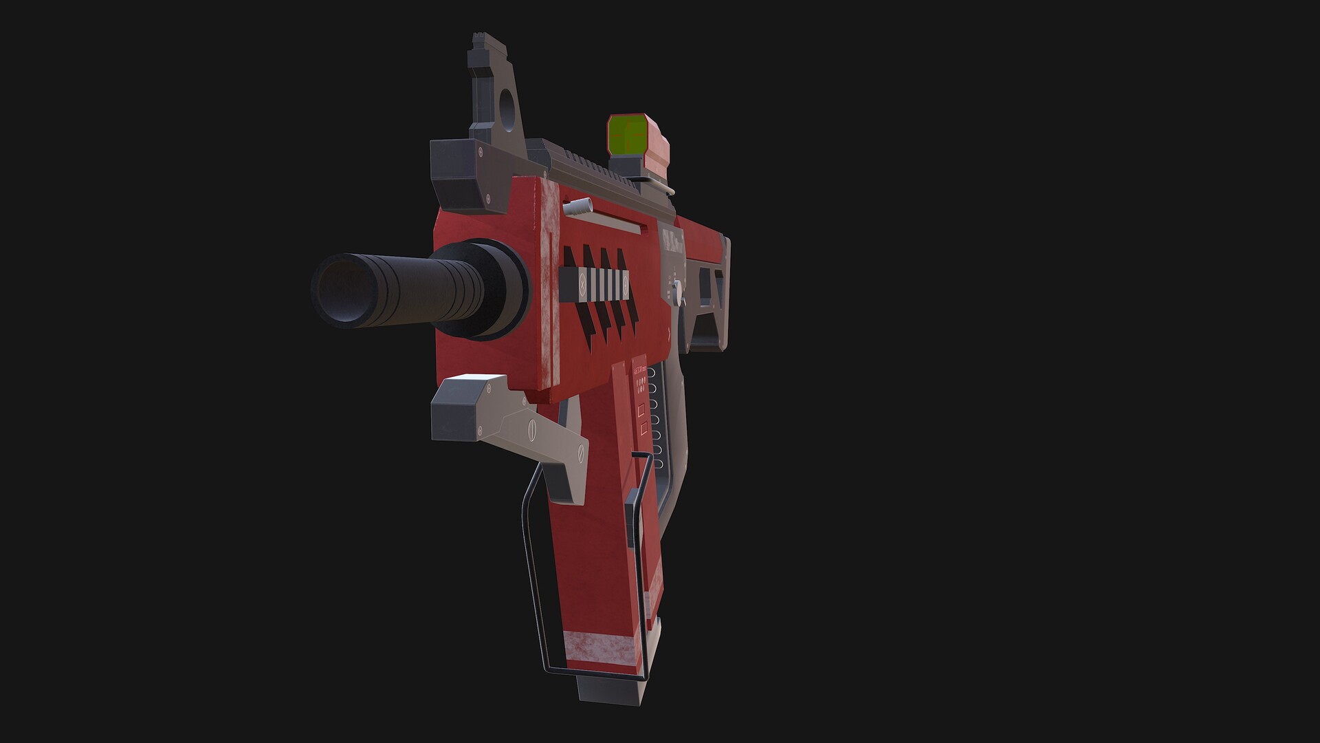 Fusil vu de face