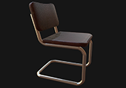 Chaise de métal