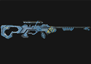 Le fusil bleu