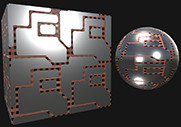 Texture : Mur Metal Rond