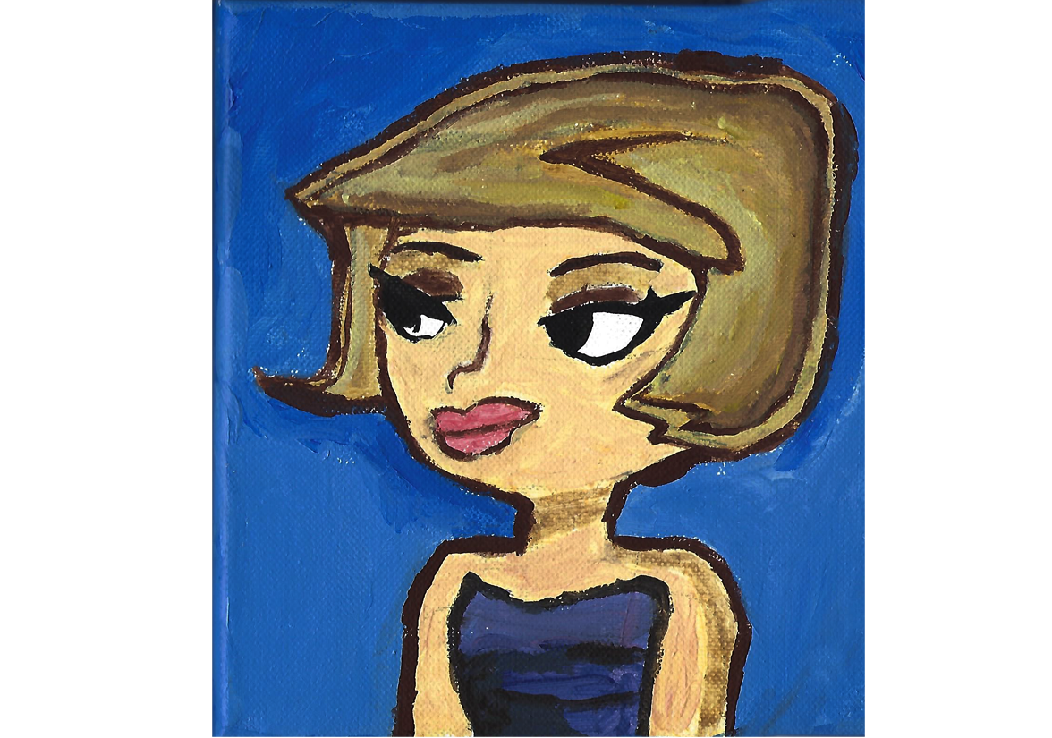 Femme debout